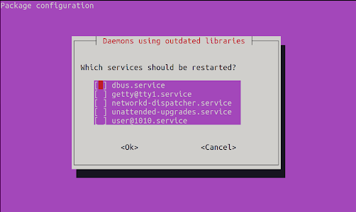 Daemon restart needed